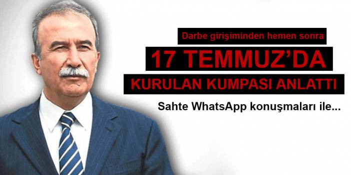 Hanefi Avcıdan &ccedil;arpıcı iddia!