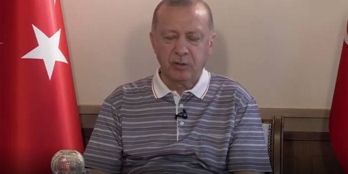 Erdoğan bayramlaşma mesajında uyuyakaldı