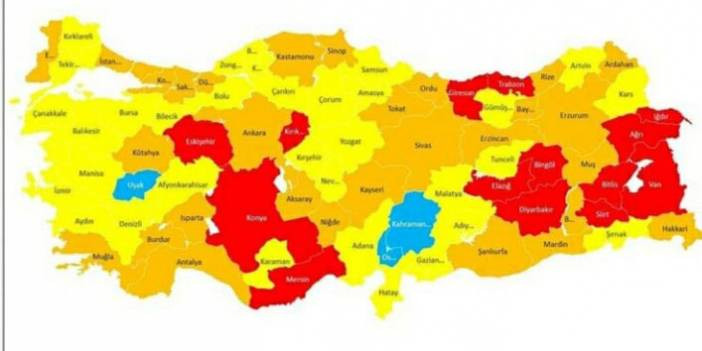 Koronavir&uuml;s salgınından bir iyi haber! Uşak yeniden 'mavi kategori'ye d&ouml;nd&uuml;