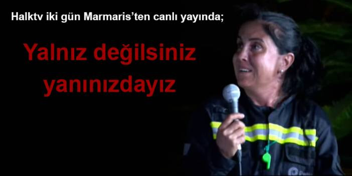 Yangın söndürme gönüllüsü gözyaşlarını tutamadı