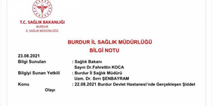 Bakan Koca'dan sağlık &ccedil;alışanlarına şiddete tepki