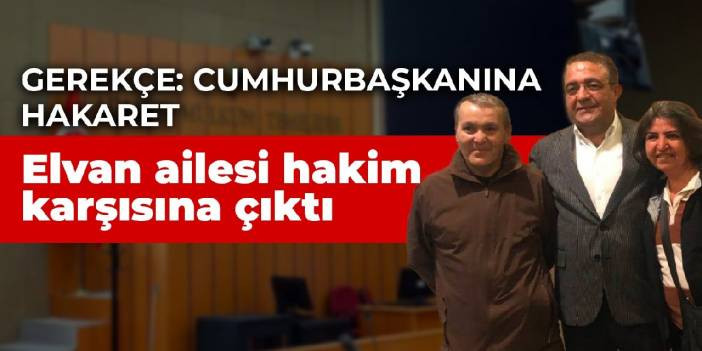G&uuml;ls&uuml;m ve Sami Elvan 'Cumhurbaşkanına hakaret'ten hakim karşısına &ccedil;ıktı