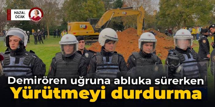 Kemer Country’de polis barikatı ve kepçe