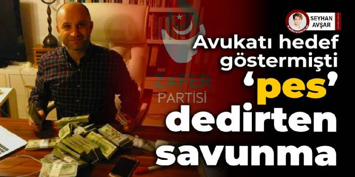 Avukat Jiyan Tosun'u hedef g&ouml;steren Zafer Partili Taşkaya'dan 'pes dedirten' savunma