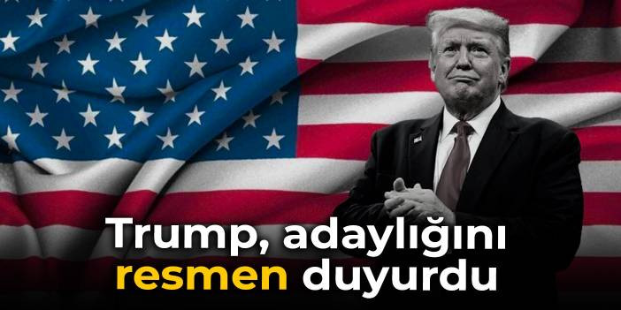 'Geri d&ouml;n&uuml;ş şimdi başlıyor' dedi... Trump, adaylığını resmen duyurdu