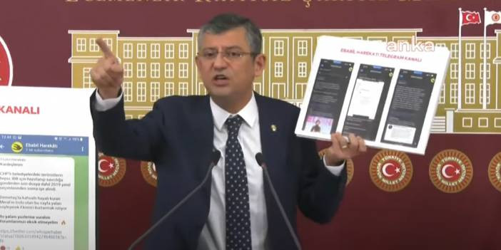 CHP'li &Ouml;zel konuşurken İ&ccedil;işleri'nden ilk yanıt