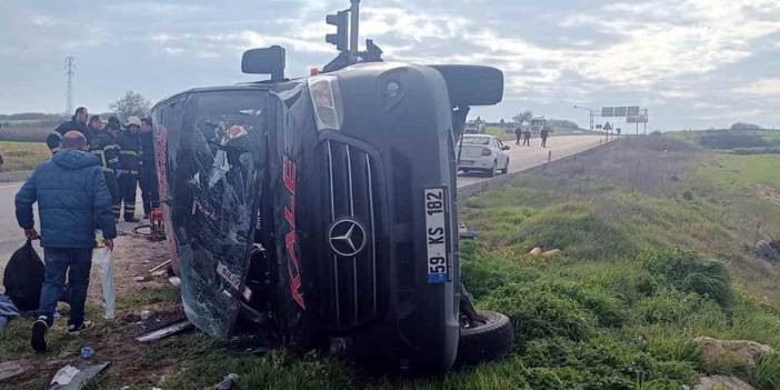 Tekirdağ'da katliam gibi kaza: Çok sayıda ölü ve yaralı var