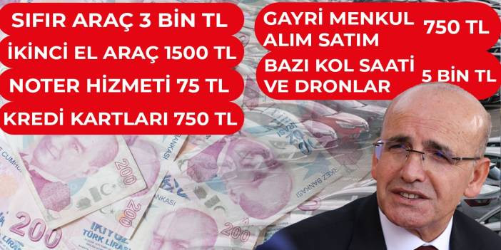 Mehmet Şimşek'in yeni vergi listesi. T&uuml;rkiye y&uuml;zyılı tam gaz