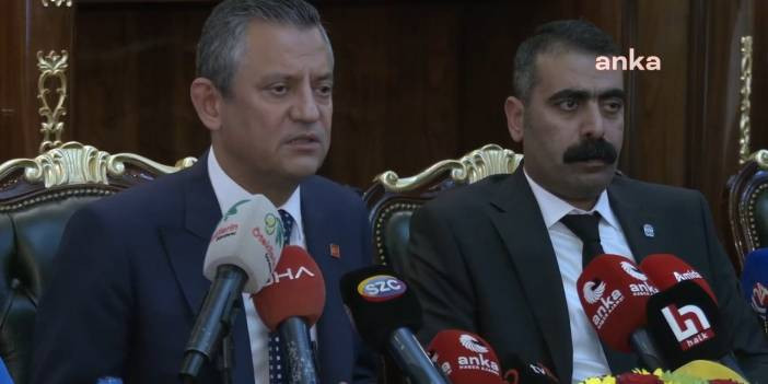 CHP Genel Başkanı &Ouml;zg&uuml;r &Ouml;zel TUSAŞ'taki ter&ouml;r saldırısı hakkında a&ccedil;ıklama