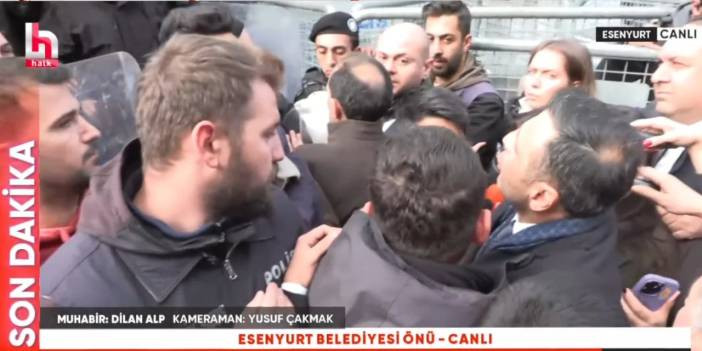 Esenyurt'ta kayyum arbedesi! CHP İl Başkanı ve Meclis &uuml;yeleri i&ccedil;eri alınmadı