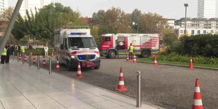 47 katlı binada yangın tatbikatı