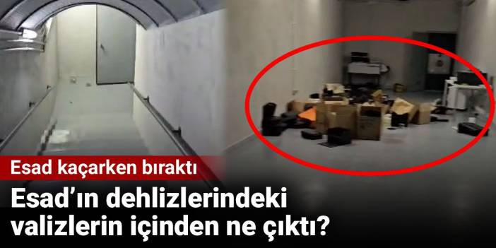 Esad&rsquo;ın dehlizlerinde valizlerin i&ccedil;inden ne &ccedil;ıktı? Esad ka&ccedil;arken bıraktı