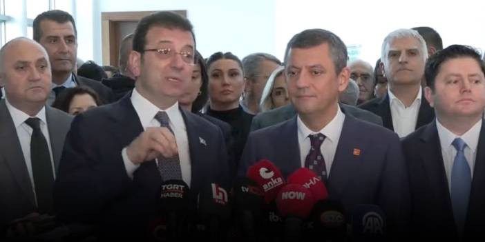 Soruşturma sonrası İmamoğlu ve Özel'den yeni açıklama