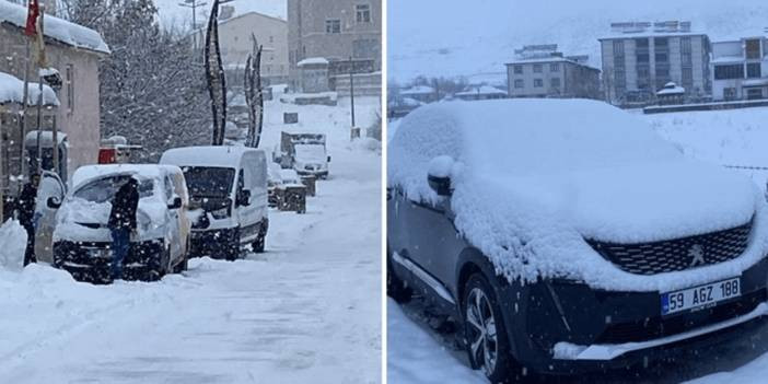 Karlıova'da 20 köy yolu ulaşıma kapandı