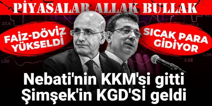 Nebati'nin KKM'si gitti Şimşek'in KGD'si geldi: Piyasada büyük panik