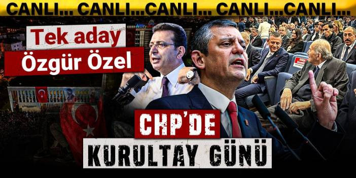 CHP'de kurultay günü! "İrade Milletindir"
