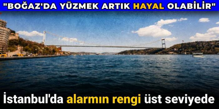 İstanbul'da deniz alarm veriyor: Boğaz'da yüzmek artık hayal olabilir