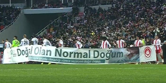 Normal doğum pankartına ünlülerden tepki yağdı