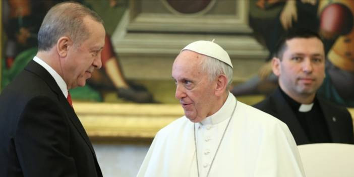 Erdoğan'dan Papa Fransuva i&ccedil;in taziye mesajı