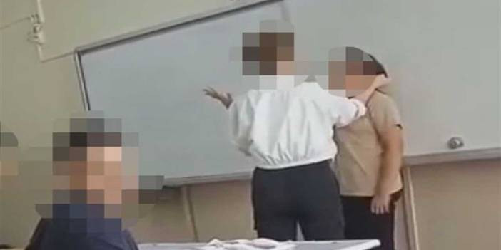 &Ouml;ğrenciye şiddet g&ouml;r&uuml;nt&uuml;leri tartışma yaratmıştı: &Ouml;ğretmen hakkında soruşturma başlatıldı