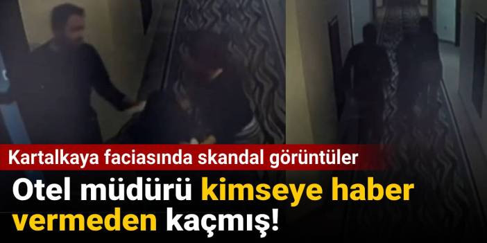Kartalkaya faciasında skandal görüntüler: Otel müdürü kimseye haber vermeden kaçmış