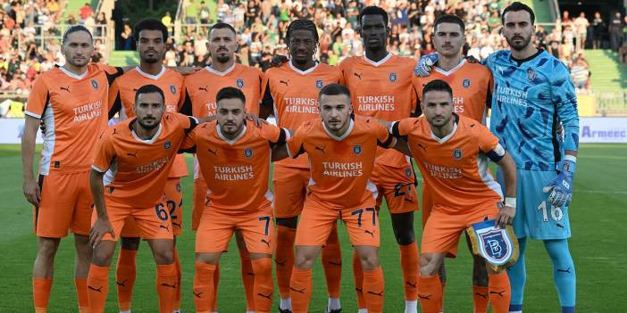 Başakşehir Cherno More maçının ilk 11'leri açıklandı