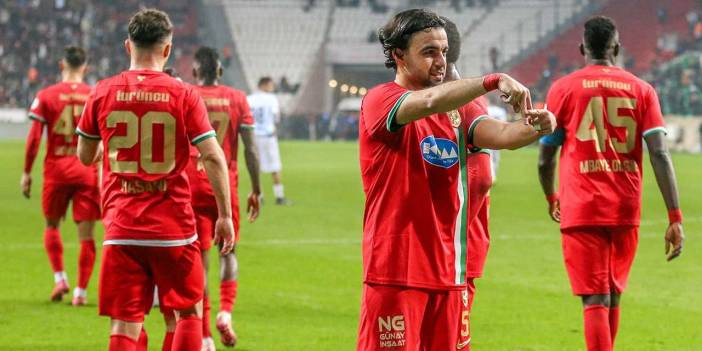 Amedspor liderliği kaybedince 7 gol attı