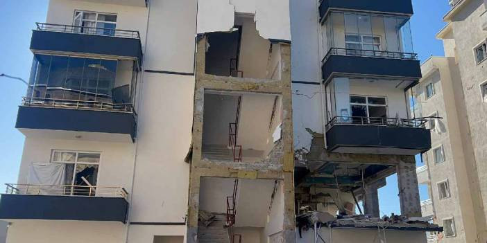 Doğalgaz patlamasında 16 kişi yaralanmıştı: Hasar gün ağarınca ortaya çıktı