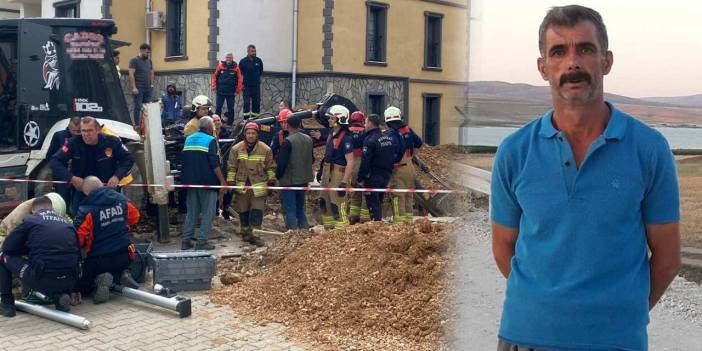 Manisa’da göçük! Toprak altında kalan işçi öldü